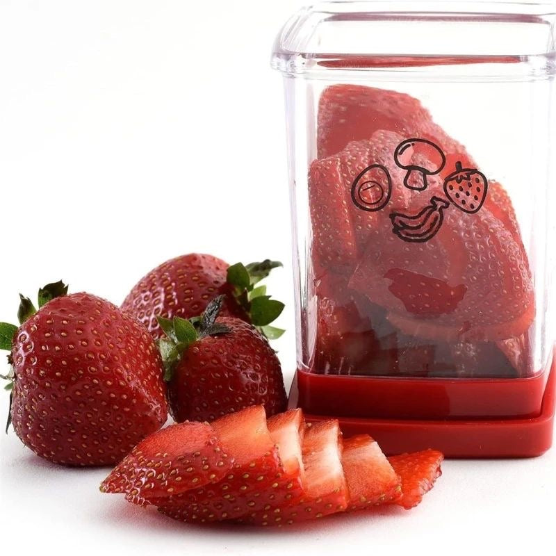 SliceJoy™ - Quick Cut Fruit Cup Slicer for Effortless Fruit Prep