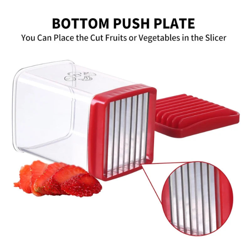 SliceJoy™ - Quick Cut Fruit Cup Slicer for Effortless Fruit Prep