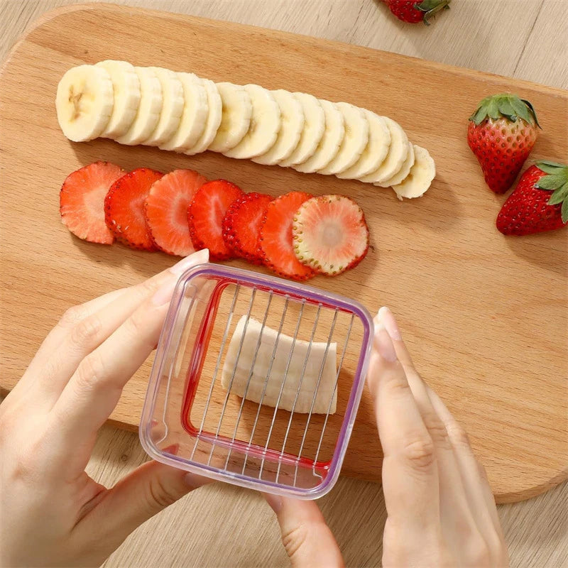 SliceJoy™ - Quick Cut Fruit Cup Slicer for Effortless Fruit Prep