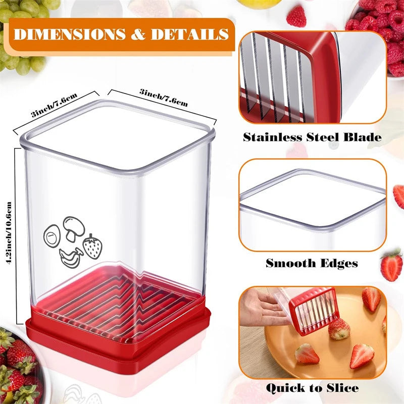 SliceJoy™ - Quick Cut Fruit Cup Slicer for Effortless Fruit Prep