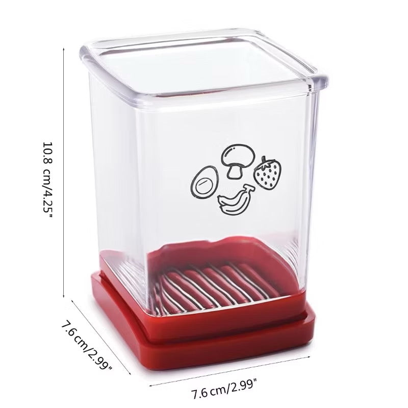 SliceJoy™ - Quick Cut Fruit Cup Slicer for Effortless Fruit Prep